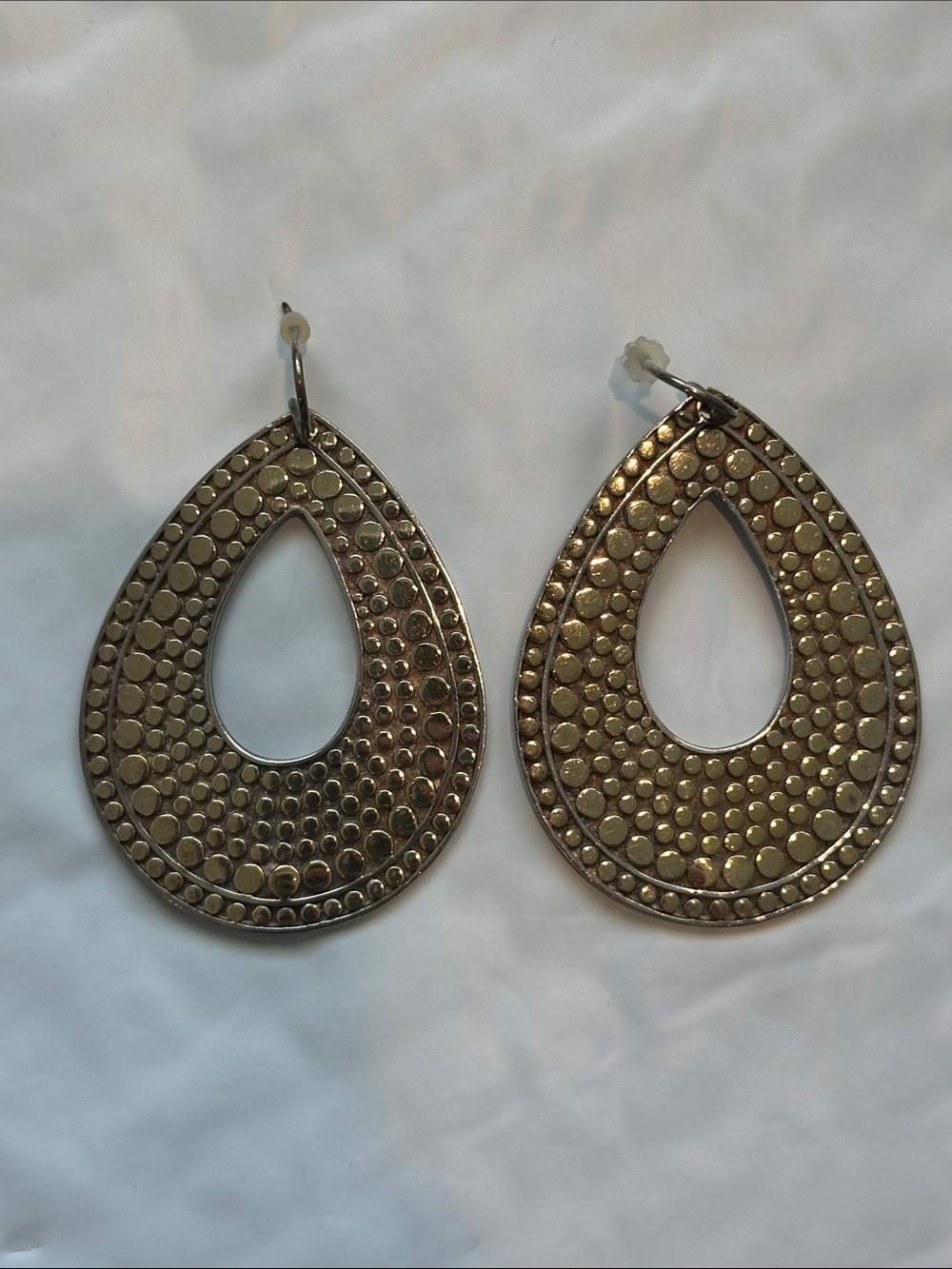 Anna Beck Two-Tone Teardrop Earrings